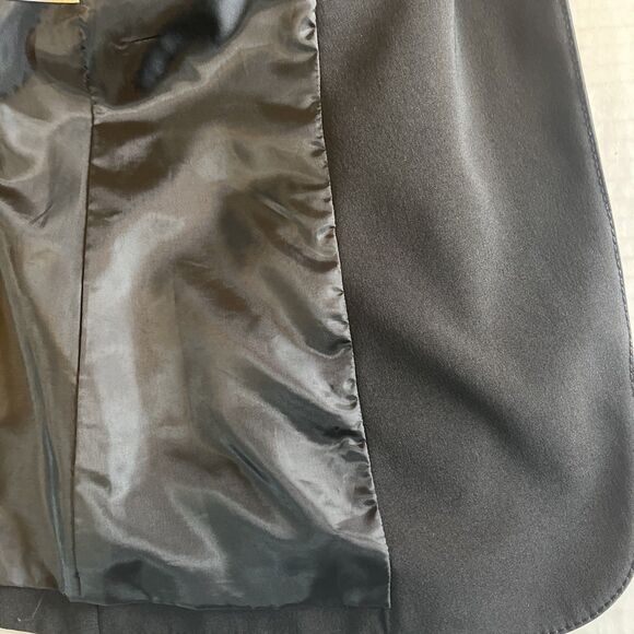 John Meyer Collection Womens 12 Blazer Black Long Sleeve One Button Lined Jacket - Picture 10 of 14